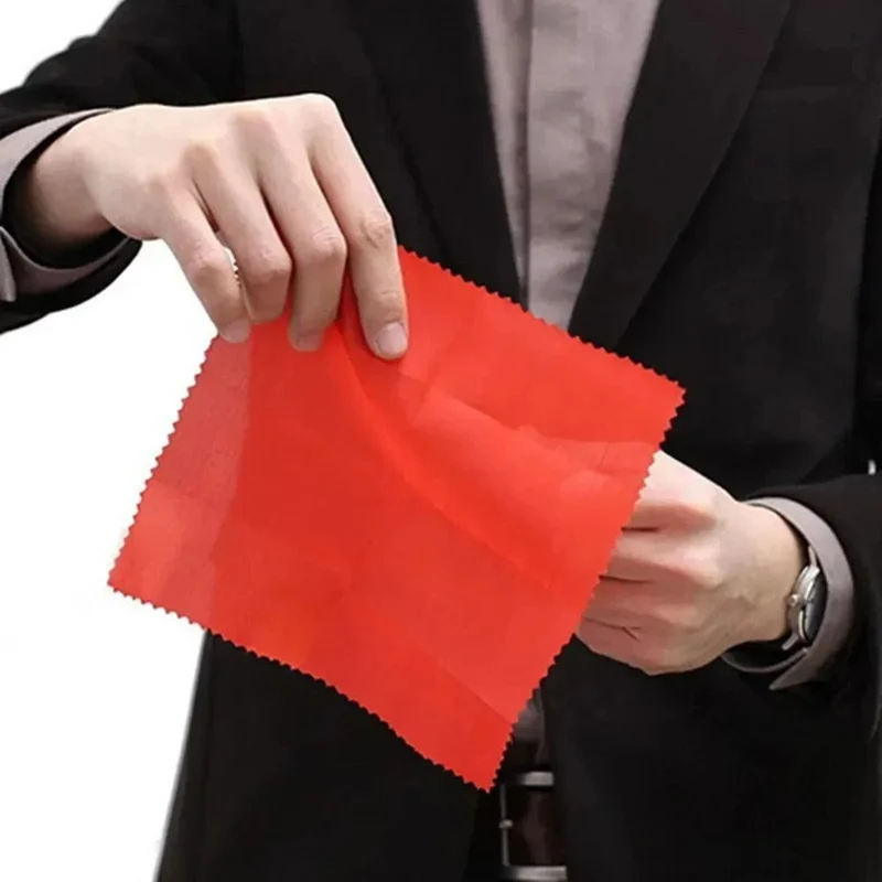 Zaubertrick-Requisiten, Nahaufnahme, verschwinden, erscheinender Kunststofffinger, Daumenspitze + rote Seide, Bühnenshow-Requisiten, Gummi, Streich, Spielzeug, Werkzeug, Geschenke