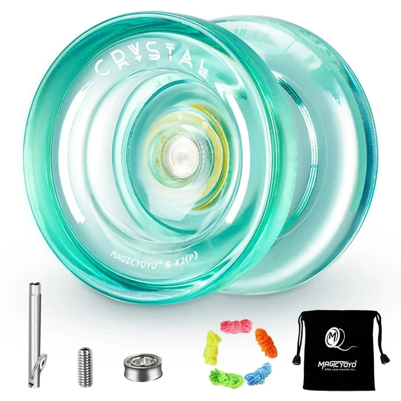MAGICYOYO Responsive Crystal YoYo K2, Kunststoff-Yo-Yo für Kinder, Anfänger-Ersatz, nicht reagierendes Lager für Fortgeschrittene