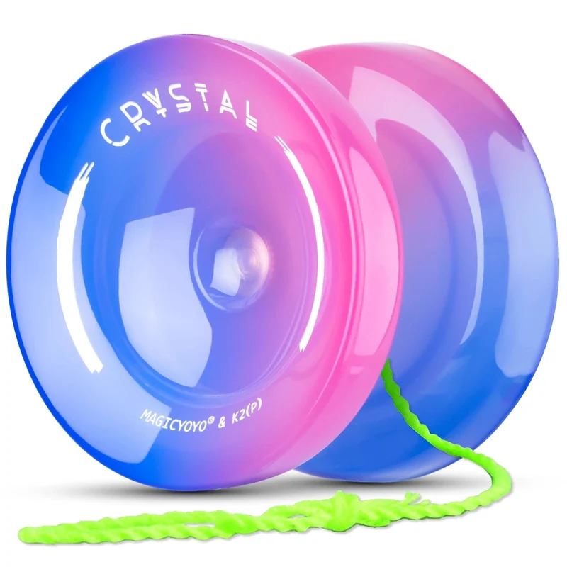 MAGICYOYO Crystal Yoyo K2, professionelles reaktionsfähiges Yo-Yo für Kinderanfänger, Doppelzweck-Yo-Yo für Fortgeschrittene und nicht reagierende Yo-Yos