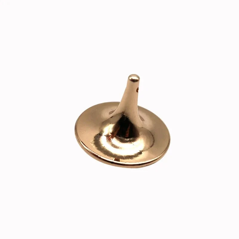 Metallkreisel Großer genauer silberner Kirsite-Kreisel Hot Movie Totem Print Kreisel Kleines Zyklon-Gyroskop Anti-Stress-Spielzeug