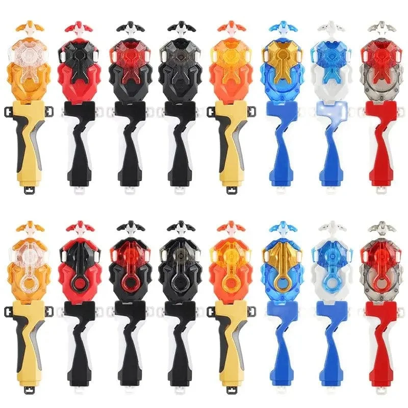 2023 neue Schlacht Beyblade Zwei-weg Kabel Launcher Drehen Links Und Rechts Kreisel Spielzeug Jungen Spiel Burst Kreisel geschenke Für Kind