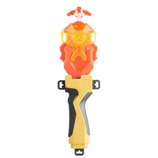 2023 neue Schlacht Beyblade Zwei-weg Kabel Launcher Drehen Links Und Rechts Kreisel Spielzeug Jungen Spiel Burst Kreisel geschenke Für Kind