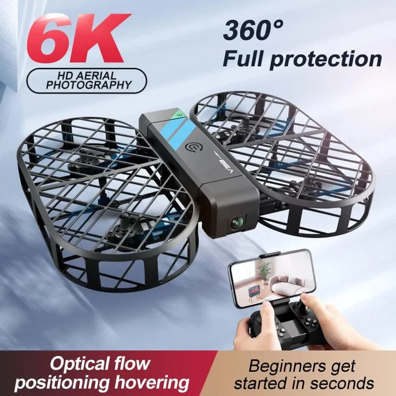 V38 Neue RC Drone WIFI FPV Hover Kamera HD 6K Tasche Fernbedienung Hubschrauber Rc Flugzeug Faltbare Quadcopter Spielzeug geschenk für Kinder