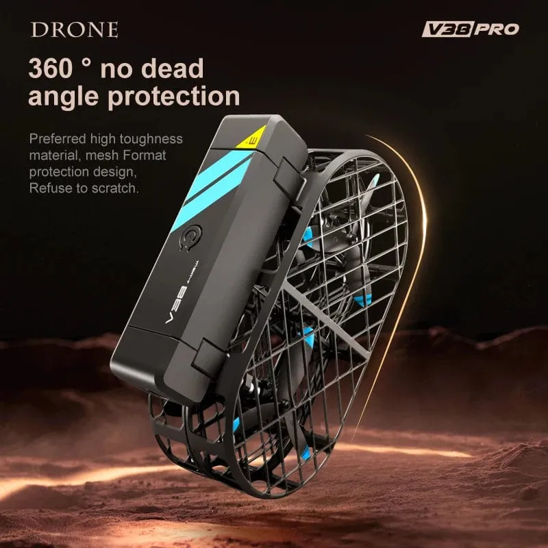 V38 Neue RC Drone WIFI FPV Hover Kamera HD 6K Tasche Fernbedienung Hubschrauber Rc Flugzeug Faltbare Quadcopter Spielzeug geschenk für Kinder