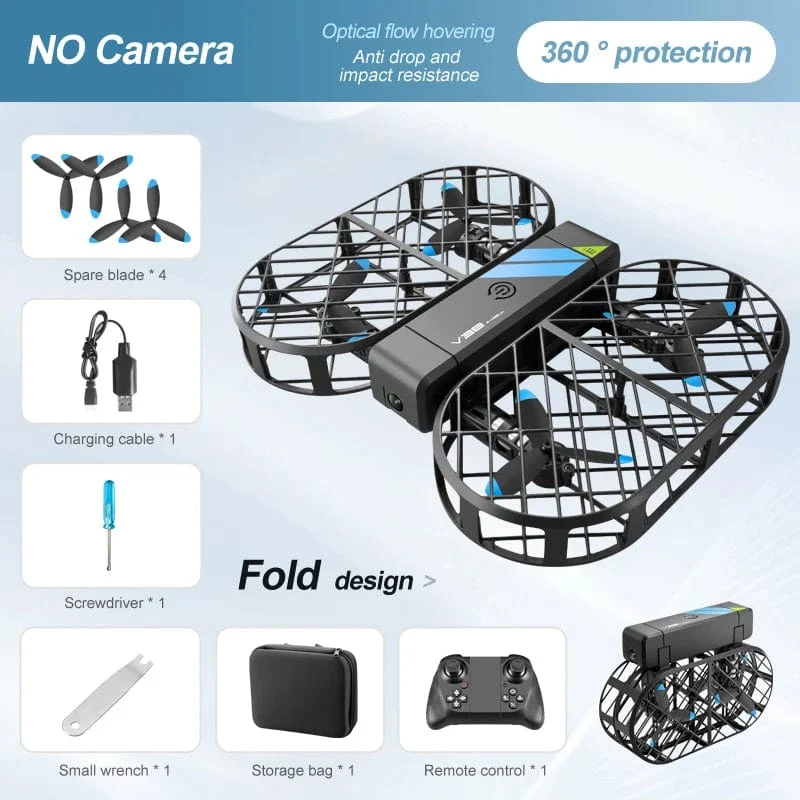 V38 Neue RC Drone WIFI FPV Hover Kamera HD 6K Tasche Fernbedienung Hubschrauber Rc Flugzeug Faltbare Quadcopter Spielzeug geschenk für Kinder