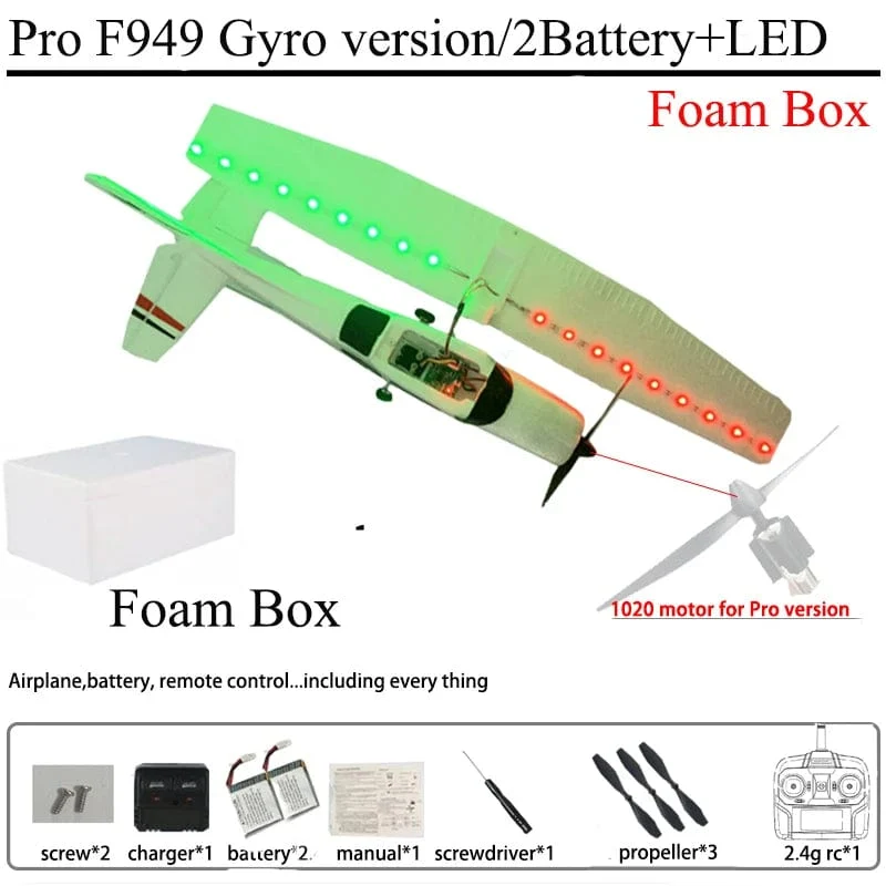 WLtoys F949 2.4G 3D6G 3Ch RC Flugzeug Fixed Wing Plane Outdoor Toys Drone RTF Upgrade Version Digital Servo F949S mit Gyroskop