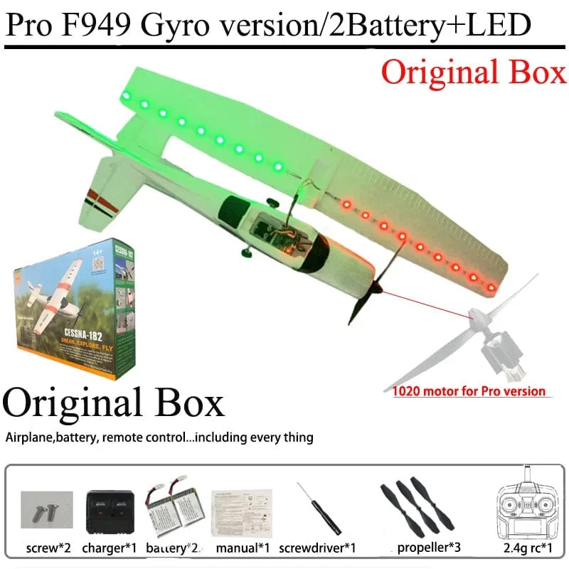 WLtoys F949 2.4G 3D6G 3Ch RC Flugzeug Fixed Wing Plane Outdoor Toys Drone RTF Upgrade Version Digital Servo F949S mit Gyroskop