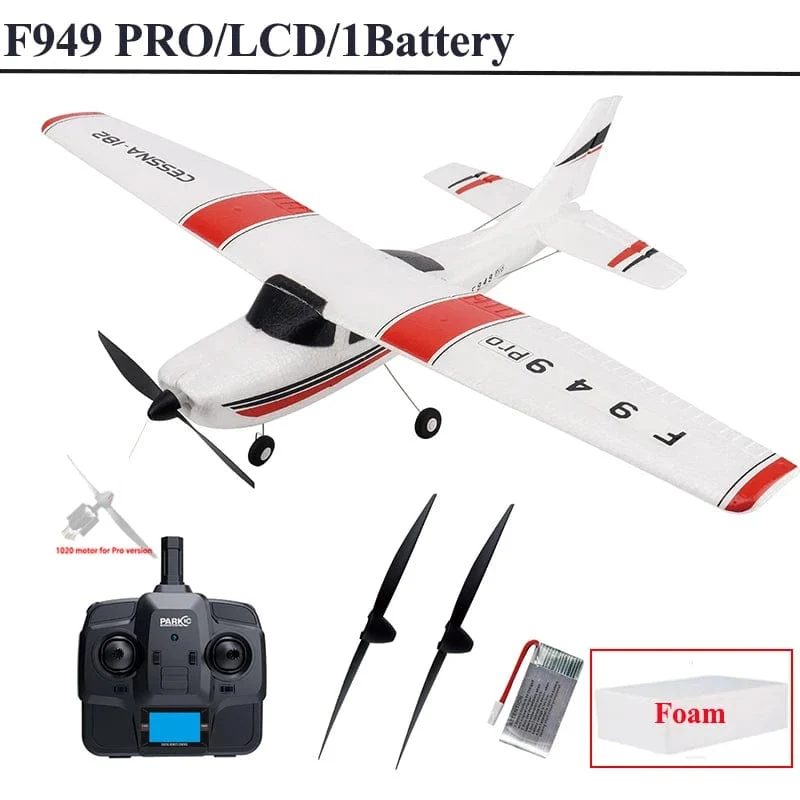 WLtoys F949 2.4G 3D6G 3Ch RC Flugzeug Fixed Wing Plane Outdoor Toys Drone RTF Upgrade Version Digital Servo F949S mit Gyroskop