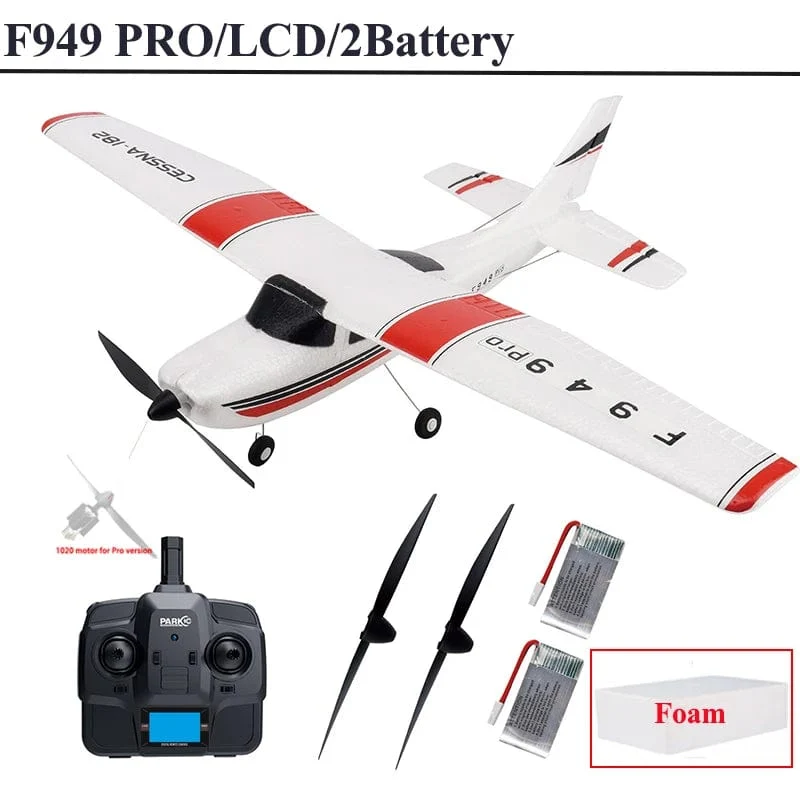 WLtoys F949 2.4G 3D6G 3Ch RC Flugzeug Fixed Wing Plane Outdoor Toys Drone RTF Upgrade Version Digital Servo F949S mit Gyroskop