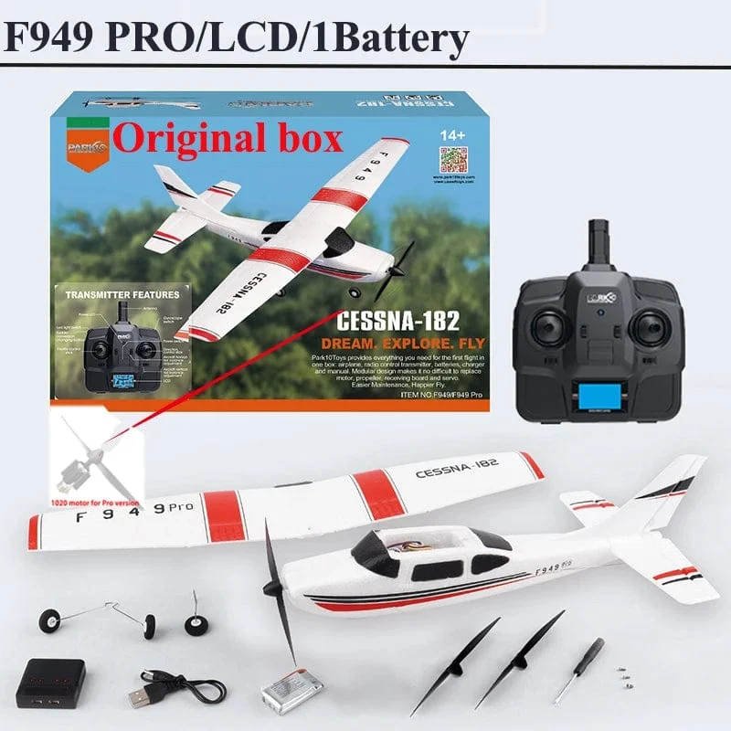 WLtoys F949 2.4G 3D6G 3Ch RC Flugzeug Fixed Wing Plane Outdoor Toys Drone RTF Upgrade Version Digital Servo F949S mit Gyroskop