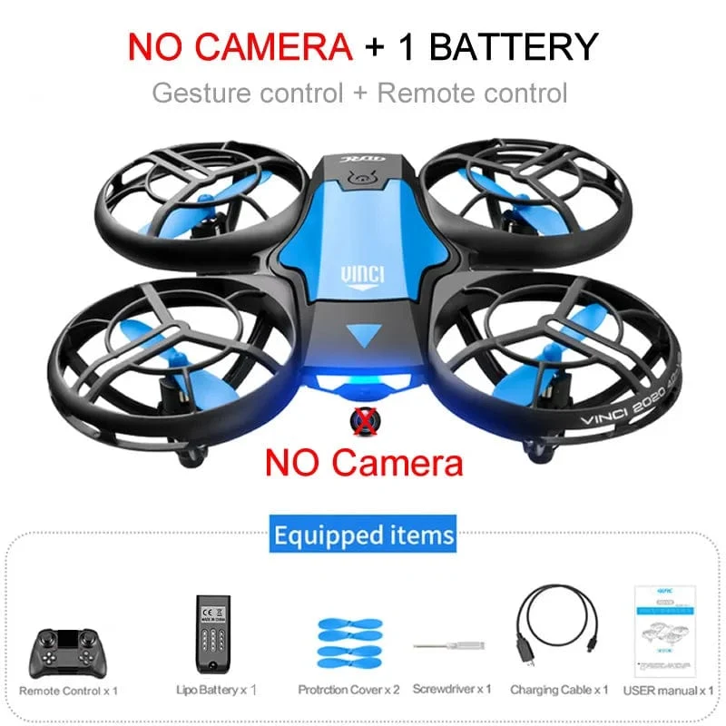 V8 Großhandel Induktionssteuerung RC Hubschrauber Spielzeug Geschenk FPV VR Mini Drone 4k HD Luftaufnahmen Folding Quadcopter mit Kamera