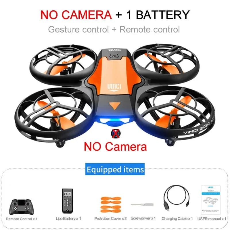 V8 Großhandel Induktionssteuerung RC Hubschrauber Spielzeug Geschenk FPV VR Mini Drone 4k HD Luftaufnahmen Folding Quadcopter mit Kamera