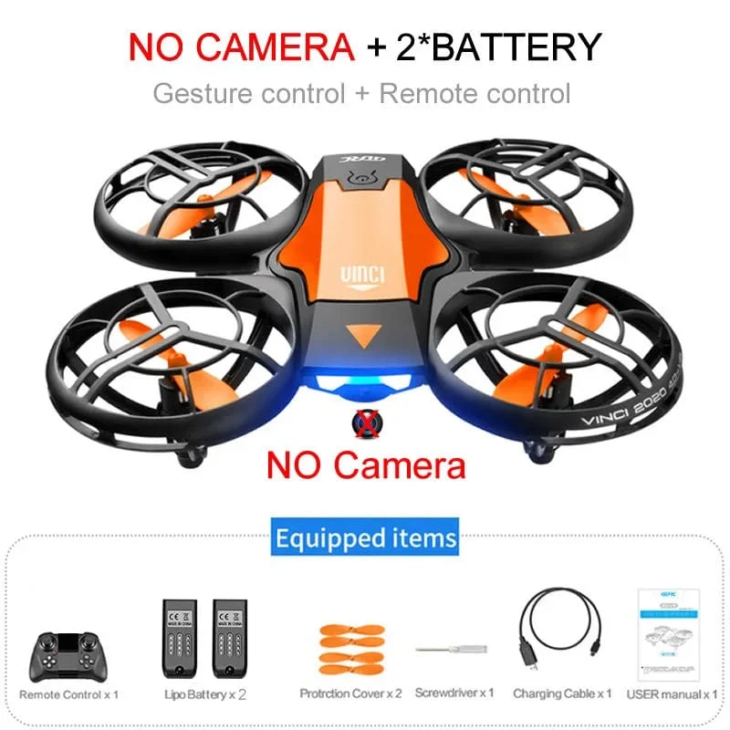 V8 Großhandel Induktionssteuerung RC Hubschrauber Spielzeug Geschenk FPV VR Mini Drone 4k HD Luftaufnahmen Folding Quadcopter mit Kamera