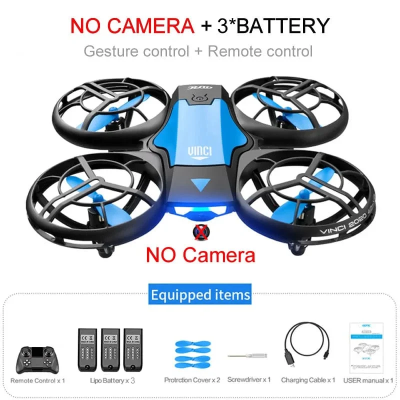 V8 Großhandel Induktionssteuerung RC Hubschrauber Spielzeug Geschenk FPV VR Mini Drone 4k HD Luftaufnahmen Folding Quadcopter mit Kamera