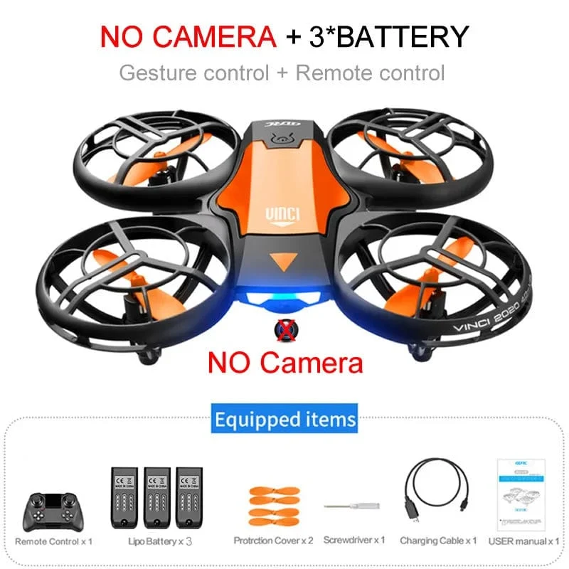V8 Großhandel Induktionssteuerung RC Hubschrauber Spielzeug Geschenk FPV VR Mini Drone 4k HD Luftaufnahmen Folding Quadcopter mit Kamera