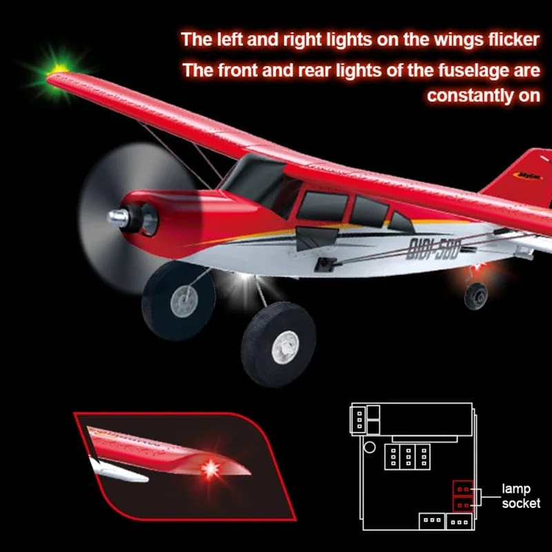 Qidi560 RC Flugzeug Moore M7 Off-road 4CH Fernbedienung Flugzeug Bürstenlosen Starrflügel Flugzeug Modell EPP Schaum Spielzeug für Kinder