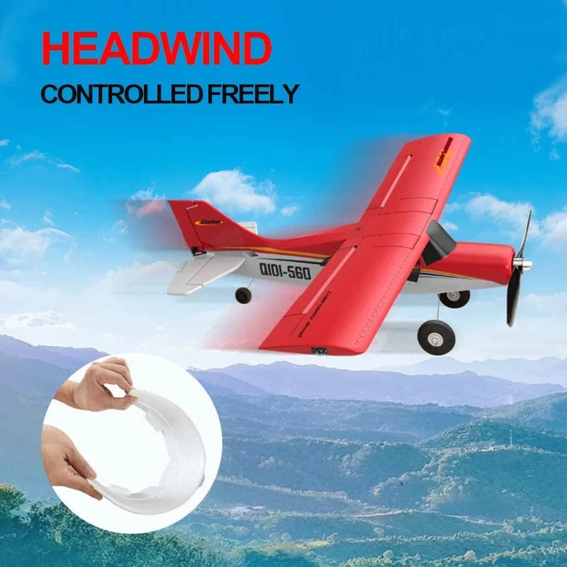 Qidi560 RC Flugzeug Moore M7 Off-road 4CH Fernbedienung Flugzeug Bürstenlosen Starrflügel Flugzeug Modell EPP Schaum Spielzeug für Kinder