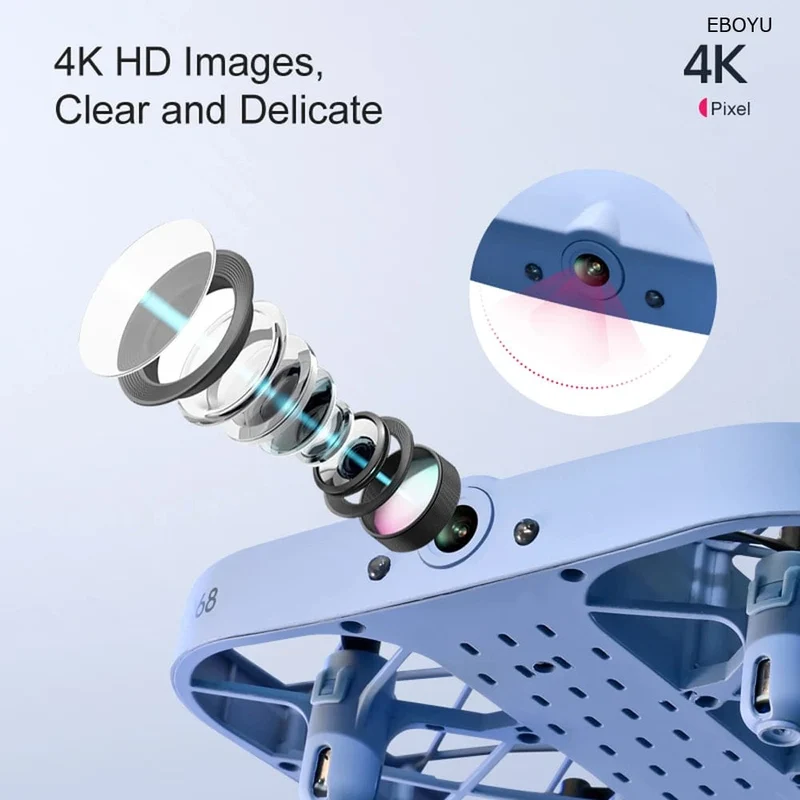 JJRC H107 Mini-Drohne Dron 8K 4K Quadrocopter mit Kamera Echtzeitübertragung Mini-Taschen-UFO Kleines ferngesteuertes Flugzeug Toy Boy