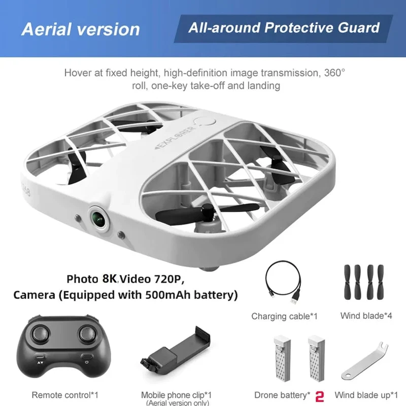 JJRC H107 Mini-Drohne Dron 8K 4K Quadrocopter mit Kamera Echtzeitübertragung Mini-Taschen-UFO Kleines ferngesteuertes Flugzeug Toy Boy