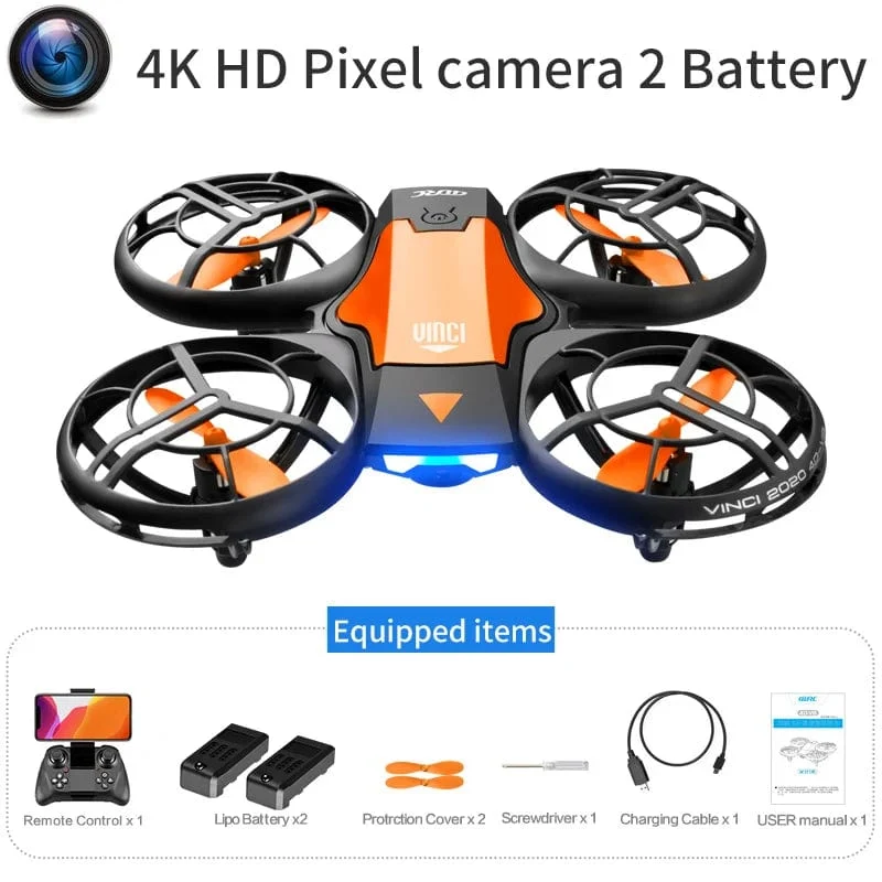 V8 Neue Mini Drone 4K 1080P HD Kamera Drohnen WiFi Fpv Luftdruck Höhe Halten Faltbare Quadcopter RC eders Spielzeug Geschenk