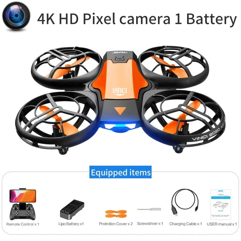 V8 Neue Mini Drone 4K 1080P HD Kamera Drohnen WiFi Fpv Luftdruck Höhe Halten Faltbare Quadcopter RC eders Spielzeug Geschenk