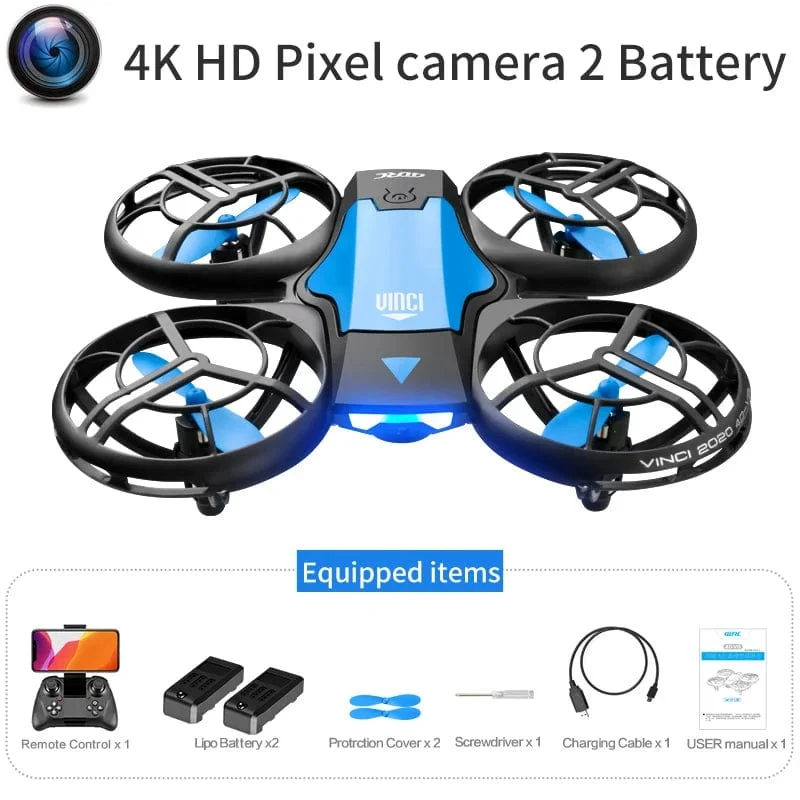 V8 Neue Mini Drone 4K 1080P HD Kamera Drohnen WiFi Fpv Luftdruck Höhe Halten Faltbare Quadcopter RC eders Spielzeug Geschenk