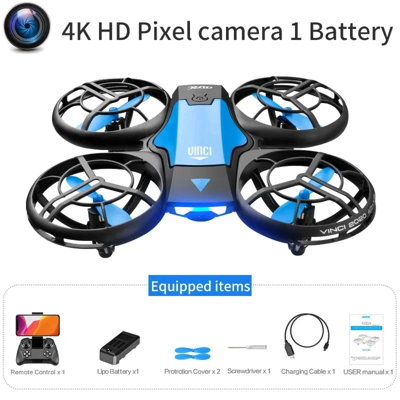 V8 Neue Mini Drone 4K 1080P HD Kamera Drohnen WiFi Fpv Luftdruck Höhe Halten Faltbare Quadcopter RC eders Spielzeug Geschenk