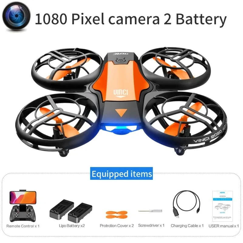 V8 Neue Mini Drone 4K 1080P HD Kamera Drohnen WiFi Fpv Luftdruck Höhe Halten Faltbare Quadcopter RC eders Spielzeug Geschenk