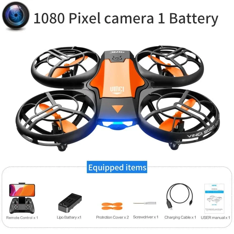 V8 Neue Mini Drone 4K 1080P HD Kamera Drohnen WiFi Fpv Luftdruck Höhe Halten Faltbare Quadcopter RC eders Spielzeug Geschenk