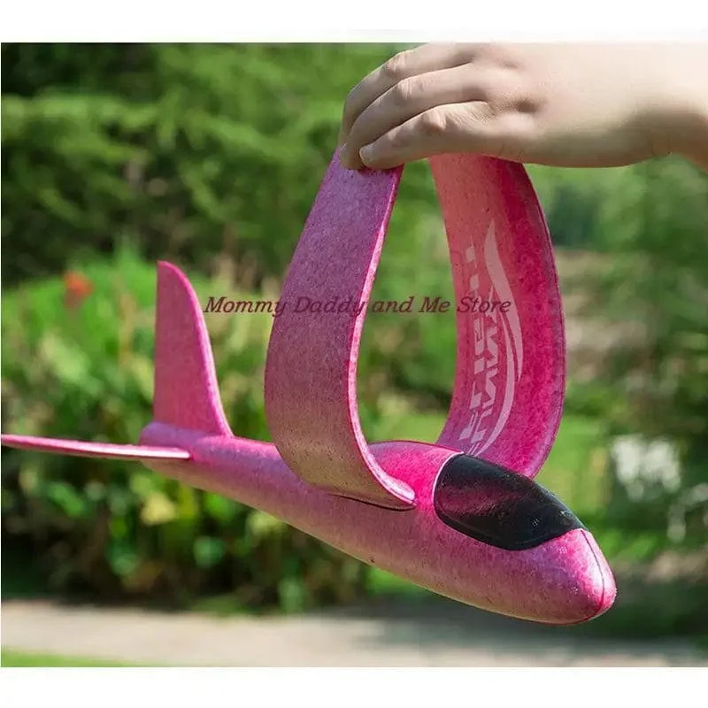 5-10 teile/los Schaummaterial Handwurf Flugzeug Im Freien Produkteinführung Segelflugzeug Kinder Geschenk Modell Spielzeug 48 Cm Spaß Kinder Hubschrauber Spielzeug
