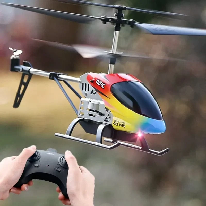 M5 Fernbedienung Hubschrauber Höhe Halten 3.5 Kanal RC Hubschrauber mit Gyro und LED-Licht Langlebige Flugzeug Drohne Spielzeug Geschenk