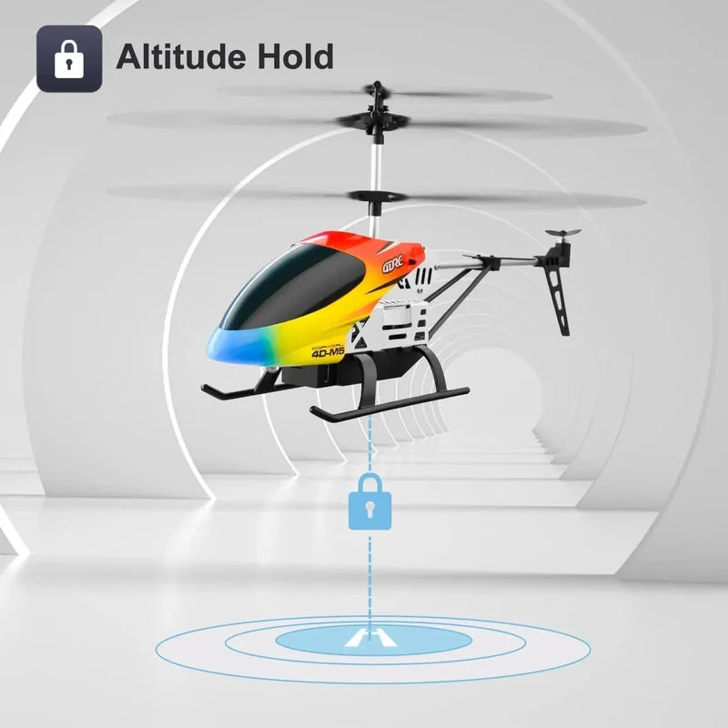 M5 Fernbedienung Hubschrauber Höhe Halten 3.5 Kanal RC Hubschrauber mit Gyro und LED-Licht Langlebige Flugzeug Drohne Spielzeug Geschenk