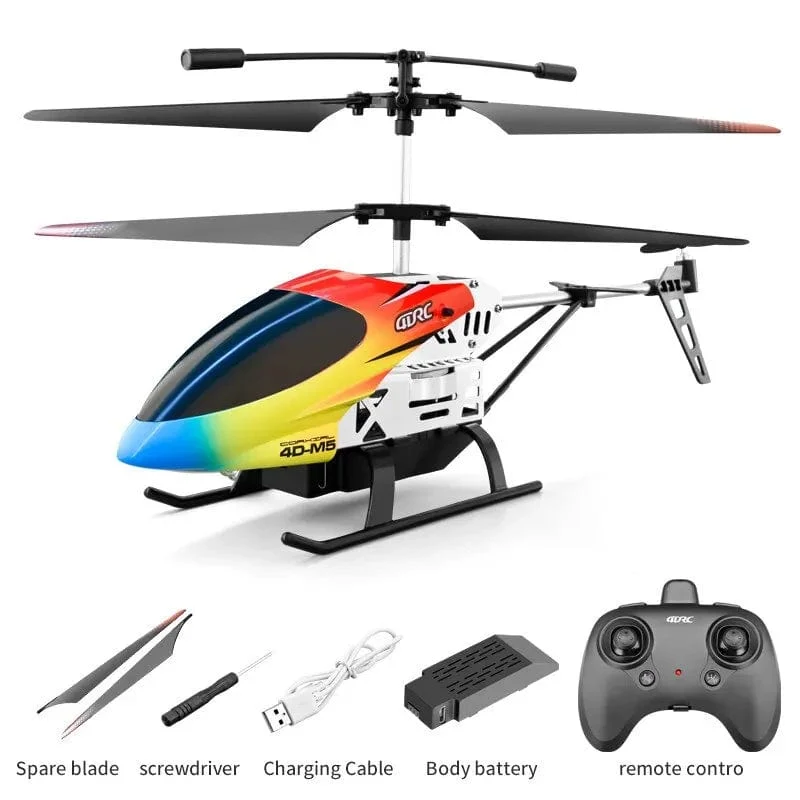 M5 Fernbedienung Hubschrauber Höhe Halten 3.5 Kanal RC Hubschrauber mit Gyro und LED-Licht Langlebige Flugzeug Drohne Spielzeug Geschenk