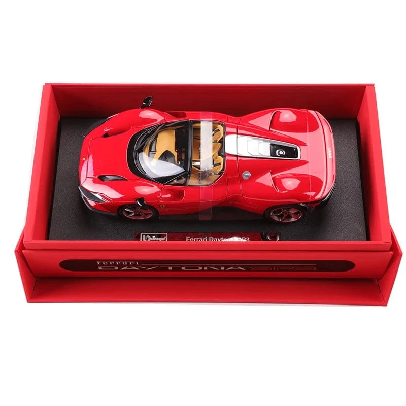 Bburago Ferrari Refined Sports Car Model 1:18 Daytona-SP3 Statische Simulation Gussfahrzeuge Sammlung Spielzeug