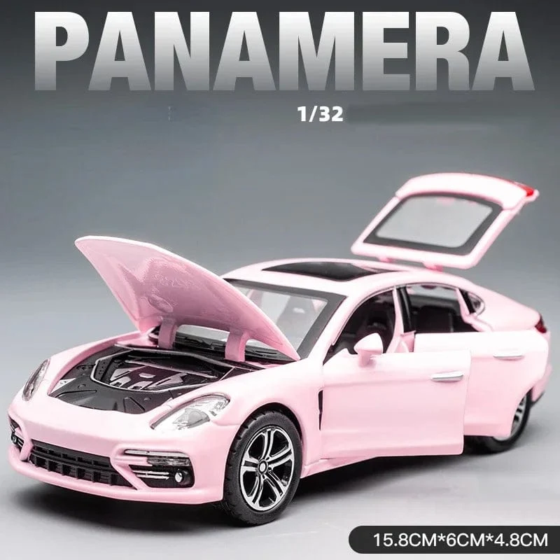 1:32 Porsche Panamera Handgefertigtes Metall-Simulationsautomodell für Modellauto-Simulationsauto-Modellfahrzeug Kinderjungen-Spielzeugauto