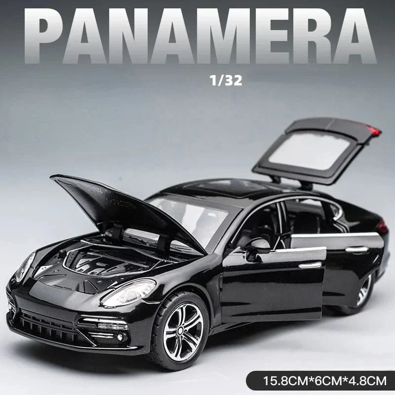 1:32 Porsche Panamera Handgefertigtes Metall-Simulationsautomodell für Modellauto-Simulationsauto-Modellfahrzeug Kinderjungen-Spielzeugauto