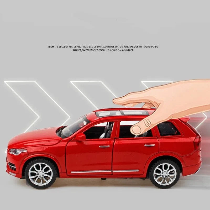1:32 VOLVO XC90 SUV Legierung Auto Modell Druckguss Metall Spielzeug Fahrzeuge Sound Licht Simulation Sammlerstücke Junge Kinder Autos Spielzeug Geschenke