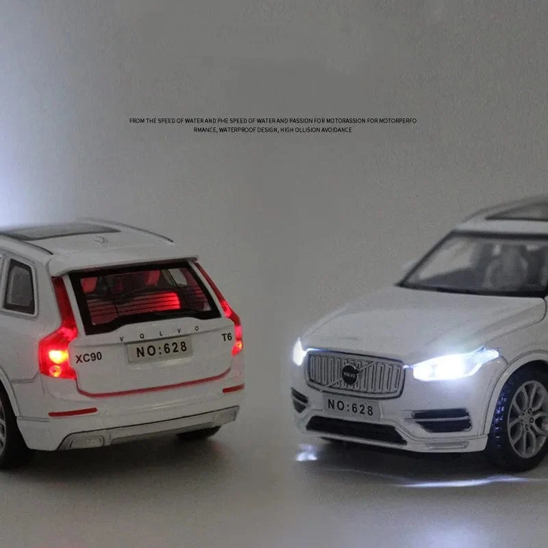 1:32 VOLVO XC90 SUV Legierung Auto Modell Druckguss Metall Spielzeug Fahrzeuge Sound Licht Simulation Sammlerstücke Junge Kinder Autos Spielzeug Geschenke