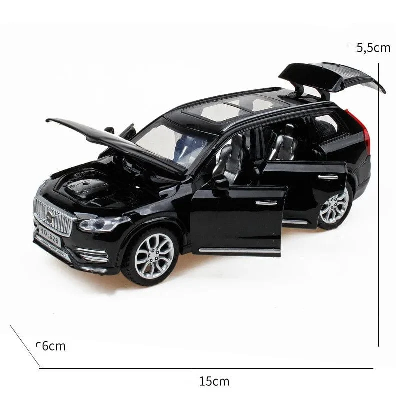 1:32 VOLVO XC90 SUV Legierung Auto Modell Druckguss Metall Spielzeug Fahrzeuge Sound Licht Simulation Sammlerstücke Junge Kinder Autos Spielzeug Geschenke