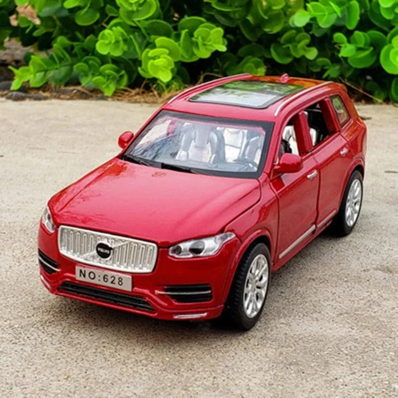 1:32 VOLVO XC90 SUV Legierung Auto Modell Druckguss Metall Spielzeug Fahrzeuge Sound Licht Simulation Sammlerstücke Junge Kinder Autos Spielzeug Geschenke