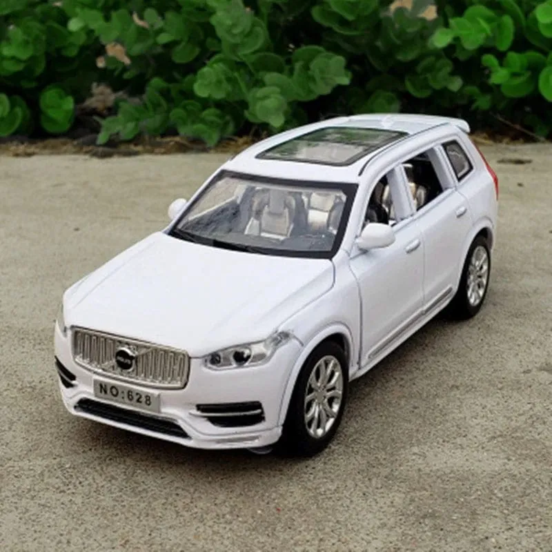 1:32 VOLVO XC90 SUV Legierung Auto Modell Druckguss Metall Spielzeug Fahrzeuge Sound Licht Simulation Sammlerstücke Junge Kinder Autos Spielzeug Geschenke