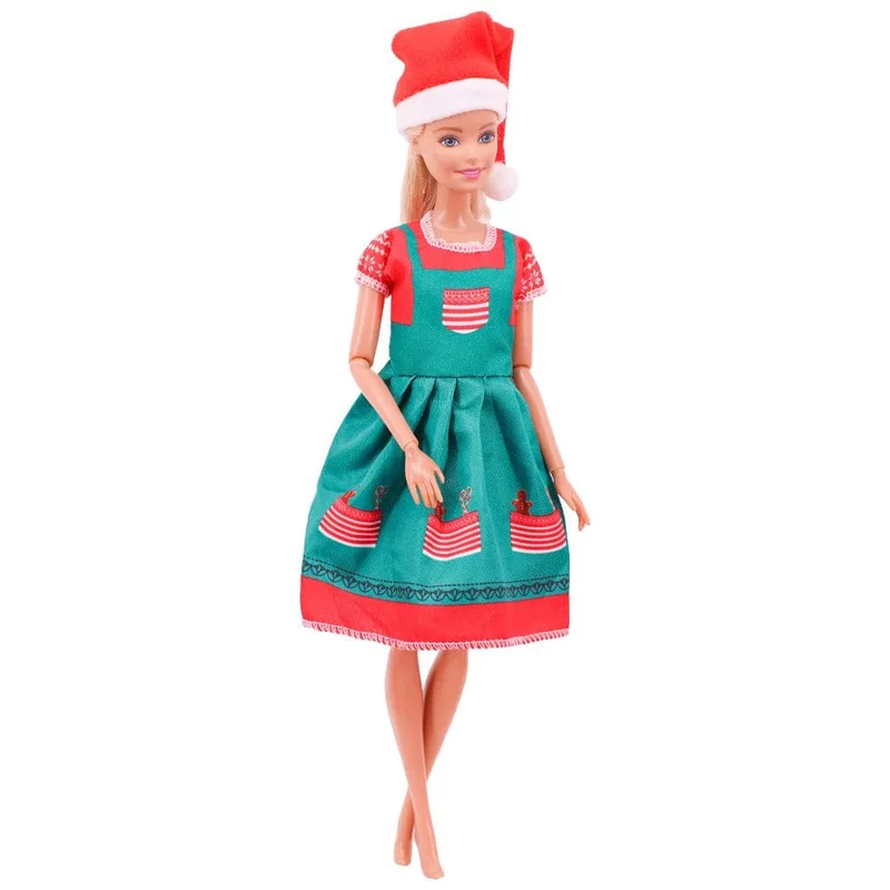 Blaue Puppenkleidung, modischer Mantel, Hose, Kleid, Meerjungfrau-Kleidung, geeignet für 30 cm große Bjd-Puppen und 11.5-Zoll-Puppen, Geschenk, Zubehör für Mädchenpuppen