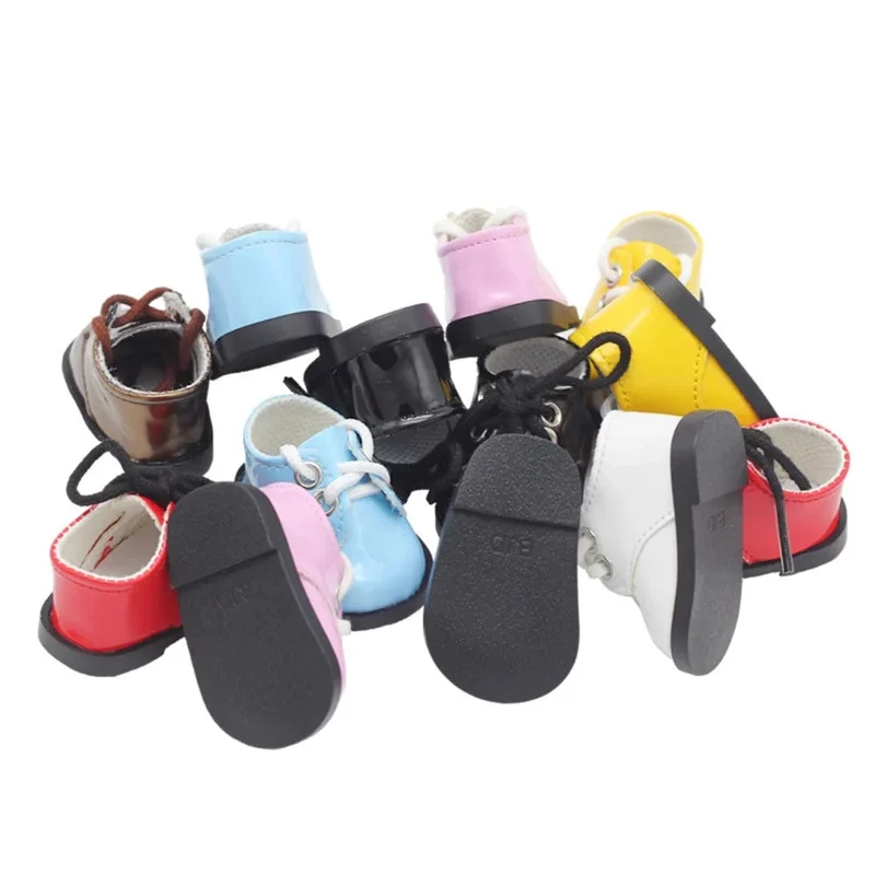 Puppe 5.5 cm Lederschuhe Mini-Spielzeugschuhe für BJD 1/6 14.5 Zoll Wellie Wisher&Nancys&32-34 cm Paola Reina Russisches Spielzeug
