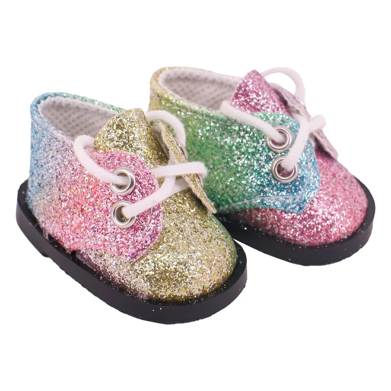 Puppe 5.5 cm Lederschuhe Mini-Spielzeugschuhe für BJD 1/6 14.5 Zoll Wellie Wisher&Nancys&32-34 cm Paola Reina Russisches Spielzeug