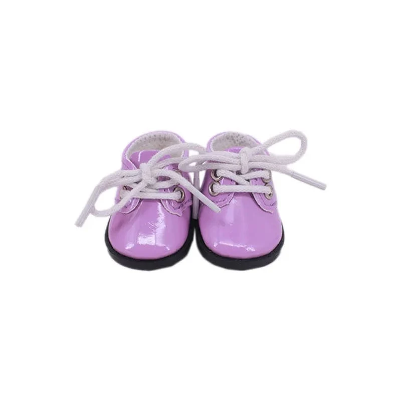 Puppe 5.5 cm Lederschuhe Mini-Spielzeugschuhe für BJD 1/6 14.5 Zoll Wellie Wisher&Nancys&32-34 cm Paola Reina Russisches Spielzeug