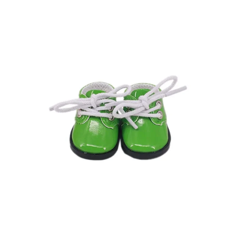 Puppe 5.5 cm Lederschuhe Mini-Spielzeugschuhe für BJD 1/6 14.5 Zoll Wellie Wisher&Nancys&32-34 cm Paola Reina Russisches Spielzeug
