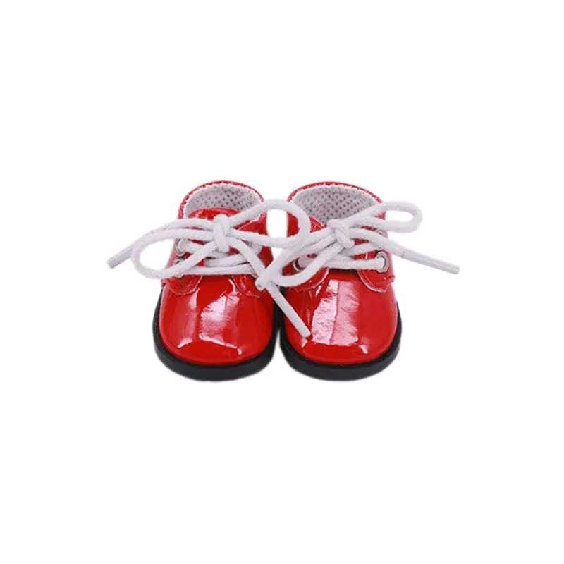 Puppe 5.5 cm Lederschuhe Mini-Spielzeugschuhe für BJD 1/6 14.5 Zoll Wellie Wisher&Nancys&32-34 cm Paola Reina Russisches Spielzeug