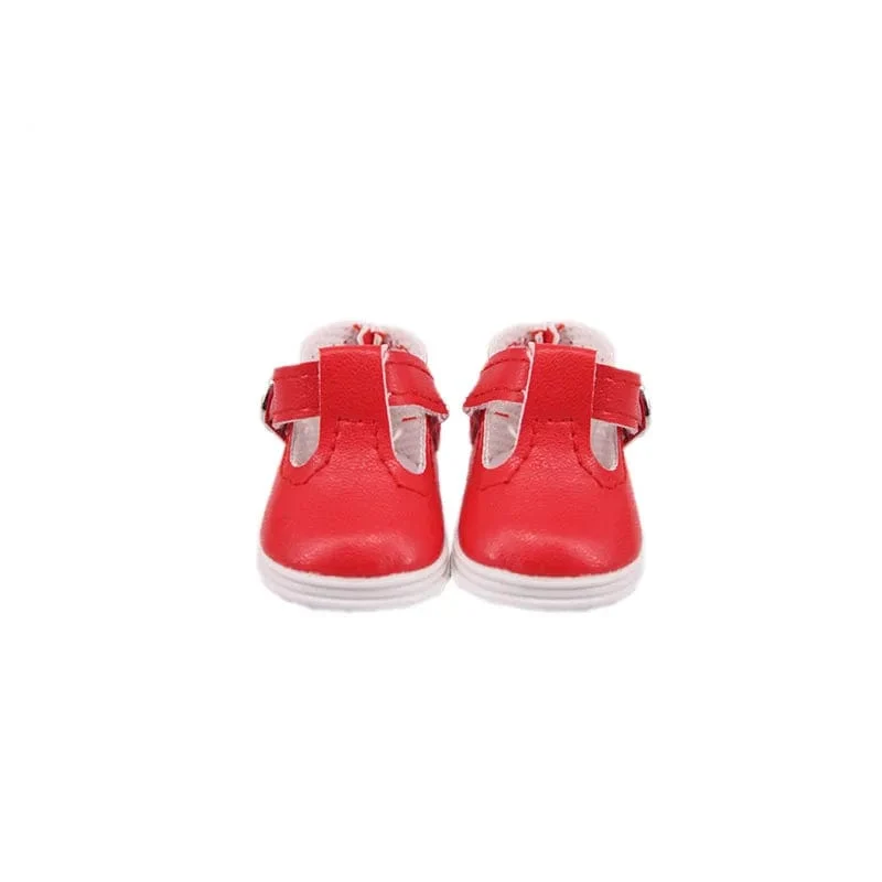 Puppe 5.5 cm Lederschuhe Mini-Spielzeugschuhe für BJD 1/6 14.5 Zoll Wellie Wisher&Nancys&32-34 cm Paola Reina Russisches Spielzeug