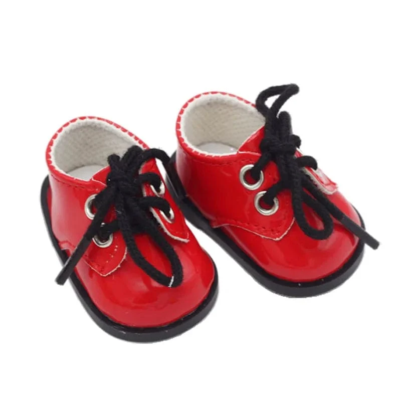 Puppe 5.5 cm Lederschuhe Mini-Spielzeugschuhe für BJD 1/6 14.5 Zoll Wellie Wisher&Nancys&32-34 cm Paola Reina Russisches Spielzeug