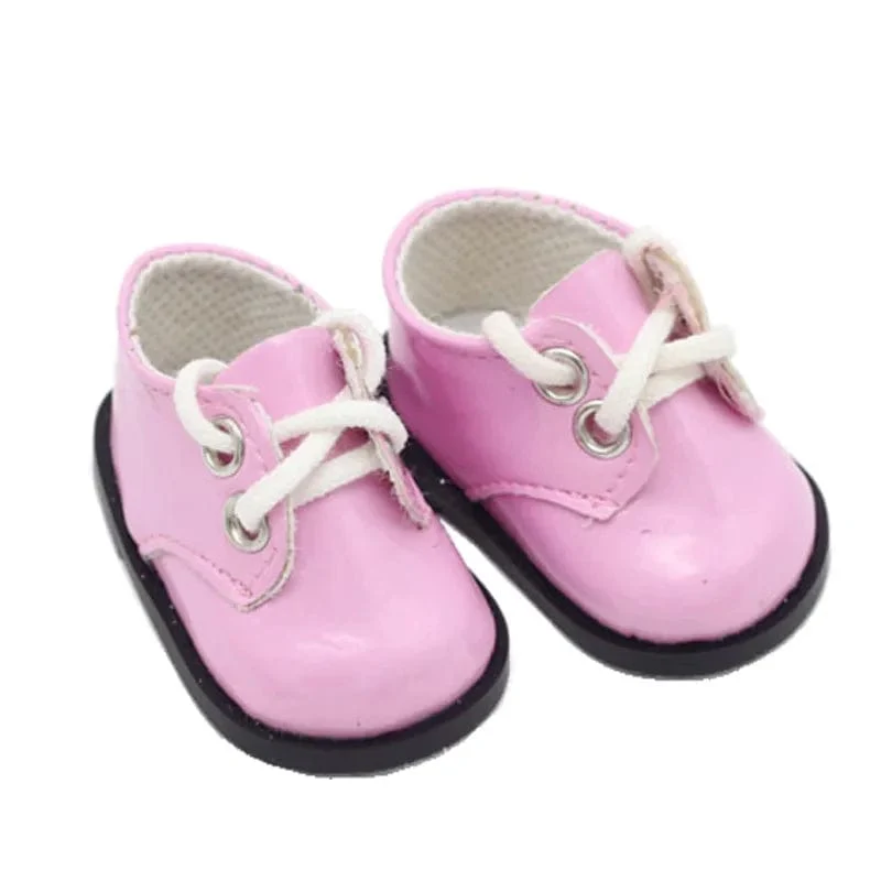 Puppe 5.5 cm Lederschuhe Mini-Spielzeugschuhe für BJD 1/6 14.5 Zoll Wellie Wisher&Nancys&32-34 cm Paola Reina Russisches Spielzeug